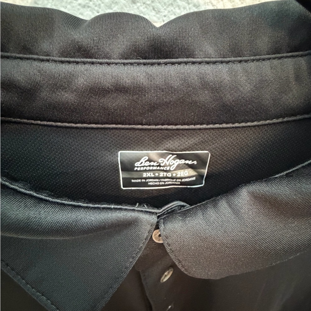 Ben Hogan Performance Black Polo Shirt Size 2XL - Picture 4 of 4